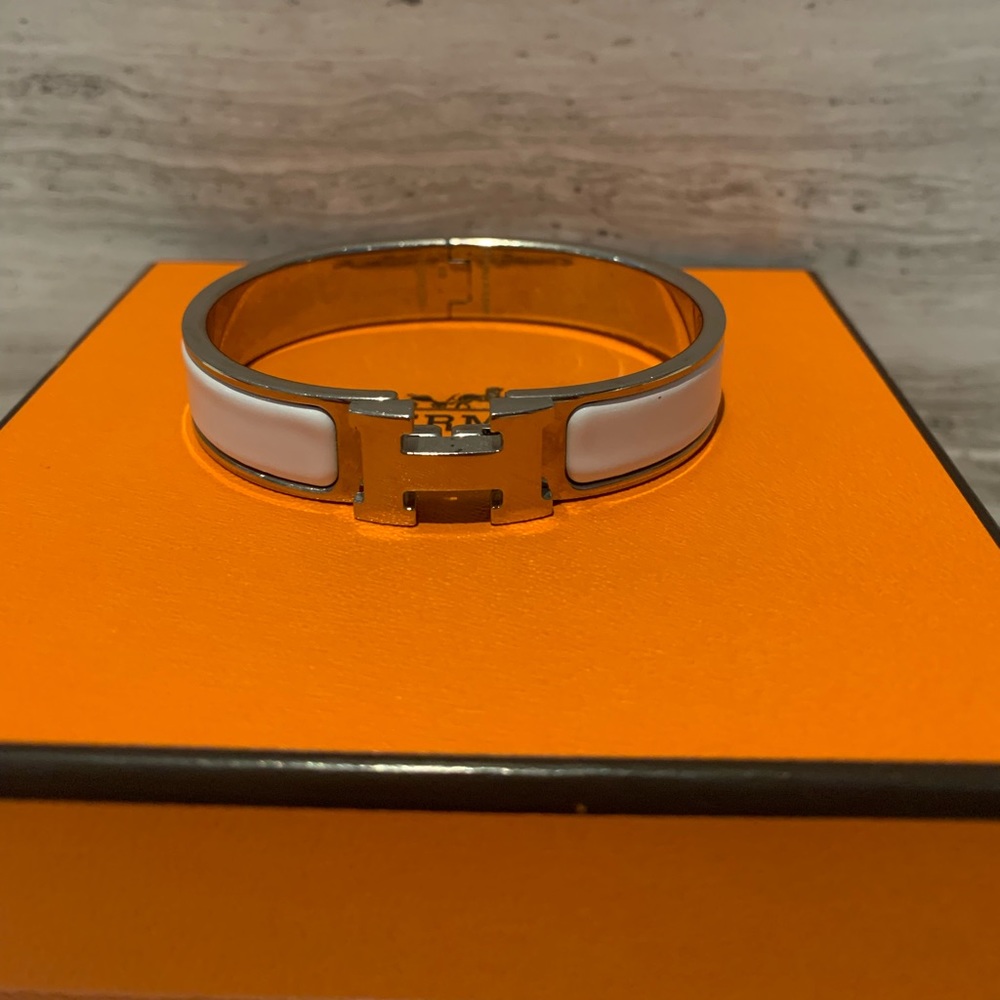 Authentic Hermès Clic Clac Bracelet